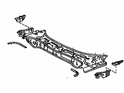 Toyota 55700-17090 Panel Sub-Assembly, COWL