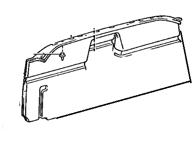 Toyota 64270-17170-04 Board Assembly, Room Partition