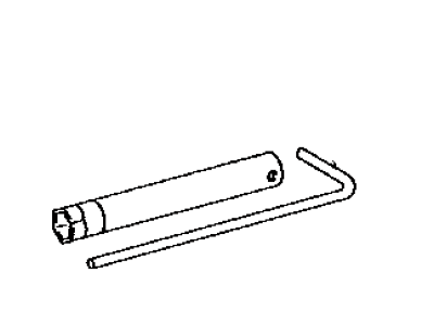 Toyota 09156-00041 Wrench, Hexagon