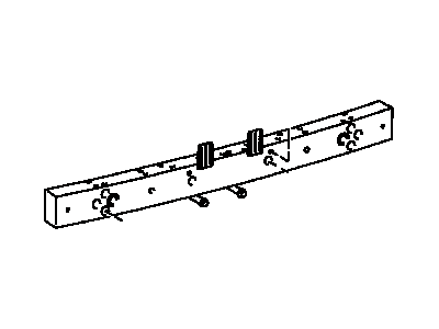 Toyota 52023-17081 Reinforcement Sub-Assy, Rear Bumper