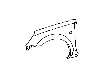 Toyota MR2 Spyder Fender - 53802-17100