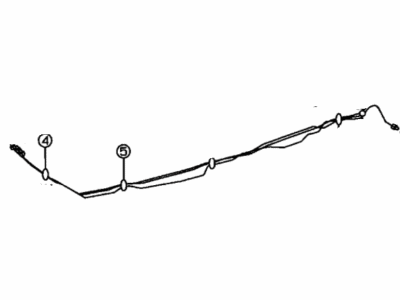 Toyota 47328-17031 Tube, Rear Brake