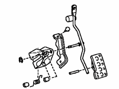 Toyota 78120-17090 Rod Assy, Accelerator Pedal