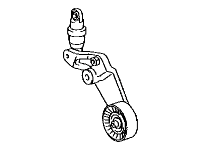 Toyota 16620-22012 TENSIONER Assembly, V-RIBBED Belt