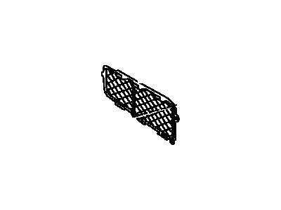 Toyota 53112-17020 Lower Radiator Grille Right