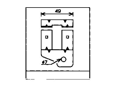 Toyota 82715-47190 Bracket, Wiring HARN