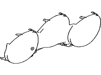 Toyota 83852-17010 Glass, Speedometer