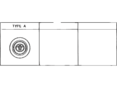 Toyota 42603-20630 Wheel Hub Ornament Sub-Assembly