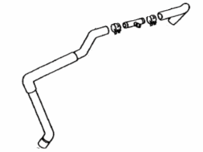 Toyota 87209-17010 Hose Sub-Assembly, Water