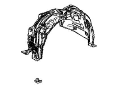 Toyota 53805-08060 Shield Sub-Assembly, FEN