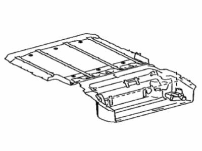 Toyota 58513-08041-C1 MAT, FLOOR, CTR