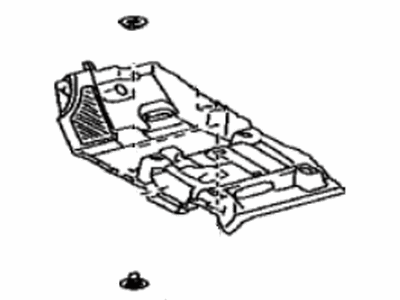 Toyota 58512-08010-C1 Carpet, Floor, Fr LH