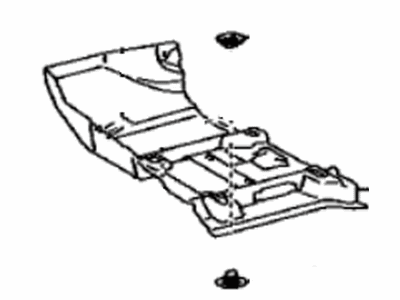 Toyota 58511-08040-C1 Carpet, Floor, Fr RH