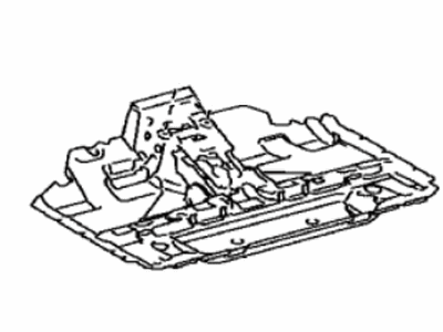 Toyota 58611-08040 Sheet, Fr Floor SILE