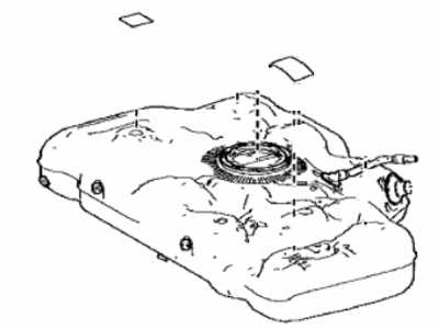 Toyota 77001-08130 Tank Sub-Assembly, Fuel