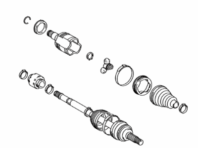 Toyota 43420-08130 Shaft Assy, Fr Drive