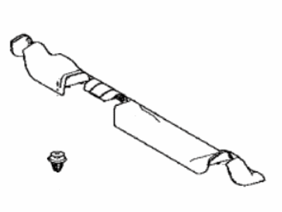 Toyota 79092-08090-C0 GARNISH Sub-Assembly, Rr