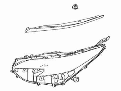 Toyota 81150-08150 Headlamp Assy, Lh