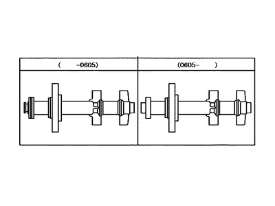 Toyota 13602-28011 BALANCESHAFT Sub-Assembly