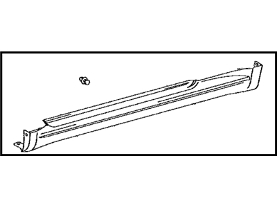 Toyota 76902-21050-B0 Mudguard Sub-Assy, Side, LH