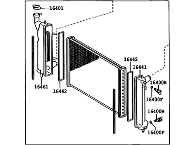 Scion tC Radiator - 16400-22190