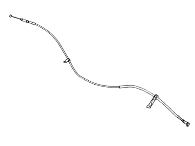 2010 Scion tC Parking Brake Cable - 46430-21110