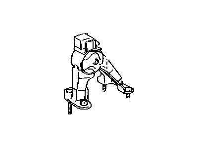 Toyota 12371-28160 Insulator, Engine Mounting, Rear