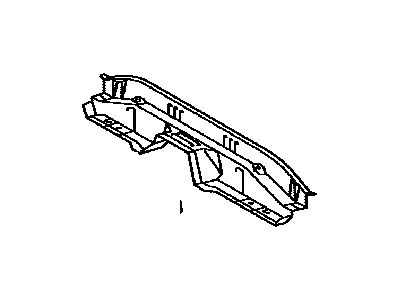 Toyota 57605-21050 Member Sub-Assy, Rear Floor Cross