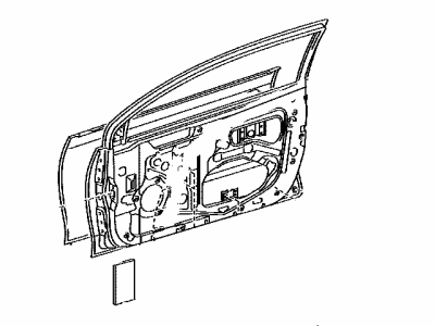 Toyota 67001-21180 Panel Sub-Assy, Front Door, RH