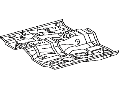 Toyota 58111-20916 Pan, Front Floor