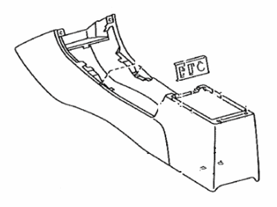 Toyota 58901-21090-B0 Box Sub-Assy, Console, Rear