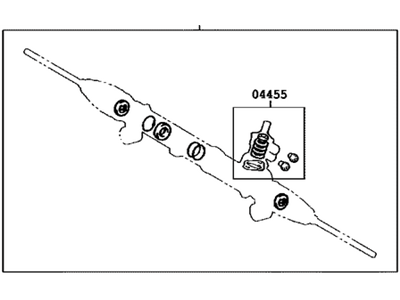 Toyota 04445-13010 Gasket Kit, Power Steering Gear