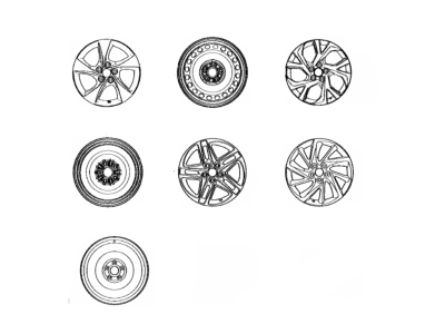 Toyota 42611-F4140 Wheel, Disc