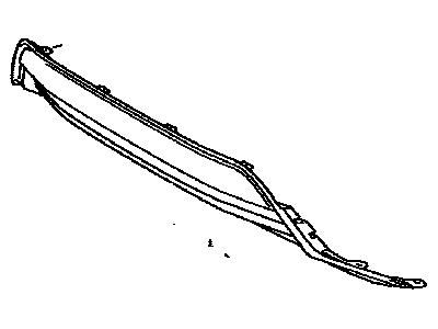 Toyota 53102-0R011 Radiator Grille Sub-Assembly,Lower No.1