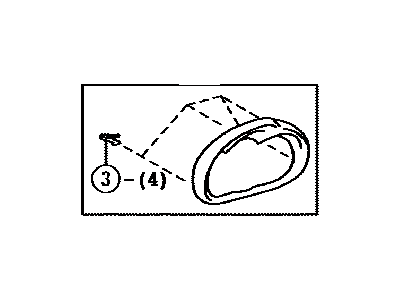 Toyota 55404-0R010-B0 Panel Sub-Assembly, Inst