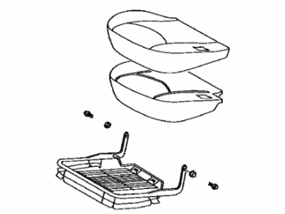 Toyota 79130-0R090-B2 Cushion Assembly, NO.1 S