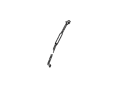 OEM Toyota Sienna Hood Support Rod (53440-08021) - Fits 2011-2020