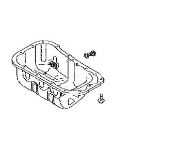 Toyota 12101-WB001 Pan Sub-Assembly, Oil