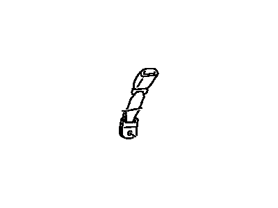 thumbnail image 2 of Genuine Toyota 4Runner Rear Seat Back Release Button – 72661-35010-E0, Fawn Beige (2003-2009) 2 of 6