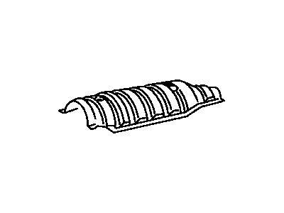 Toyota 58153-14020 INSULATOR, Front Floor Heat