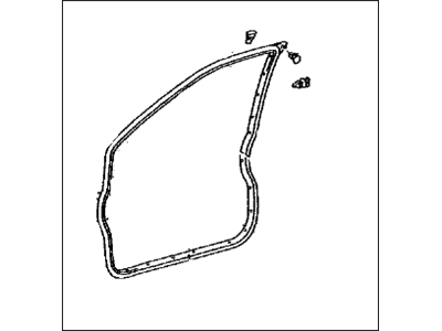 2003 Toyota Echo Door Seal - 67861-52020