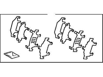 Toyota 04945-20210 Shim Kit, Anti Squeal, Front