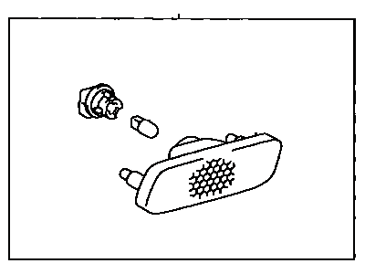 Toyota 81730-30110 Lamp Assembly, Side Mark