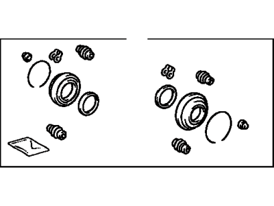 Toyota 04479-52020 Cylinder Kit, Disc Brake, Front