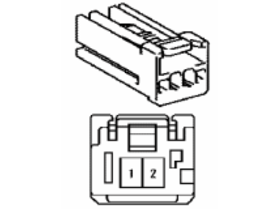 Toyota 90980-12D25 Housing, Connector F