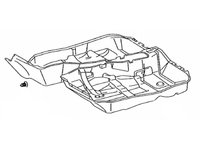 Toyota 58510-1B171-A0 Carpet Assy, Front Floor, Front