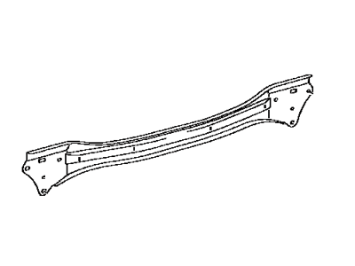 Toyota 52172-0D020 Reinforcement, Rear Bumper