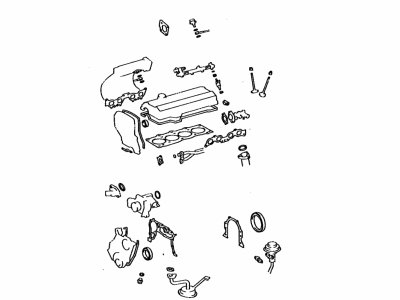 Toyota 04111-62020 Gasket Kit, Engine Overhaul