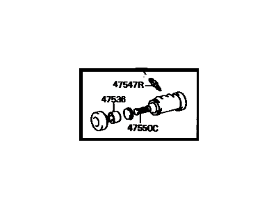 1990 Toyota Camry Wheel Cylinder - 47550-03010