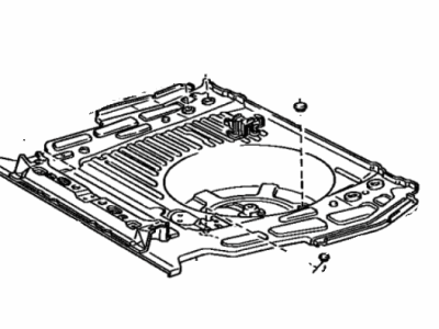 Toyota 58301-32150 Panel Sub-Assy, Rear Floor